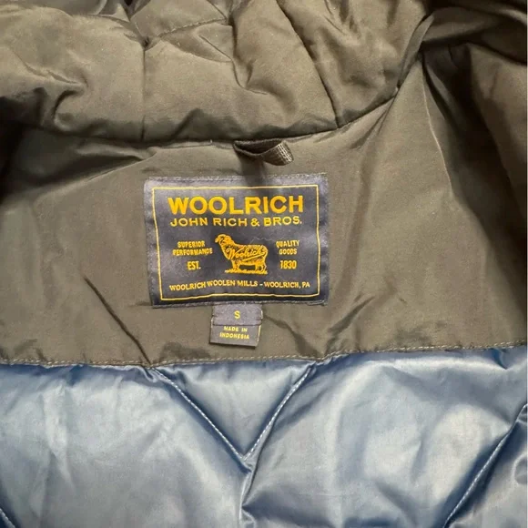 WOOLRICH Arctic Parka in Urban Touch with Detachable Fur size Small - Picture 13 of 16